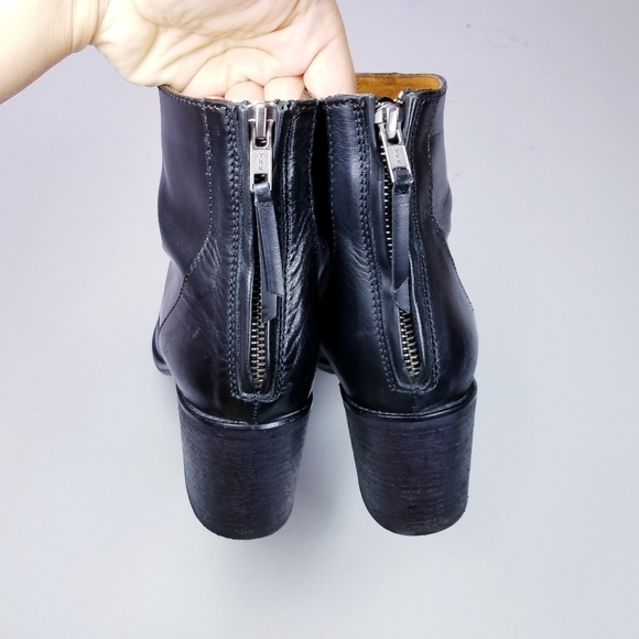 🌸 Madewell | Leather Ankle Heel Boots‎ 9 - Picture 10 of 13